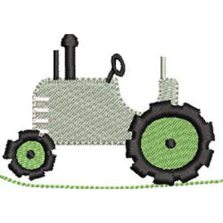 Embroidery Design Child Tractor 4
