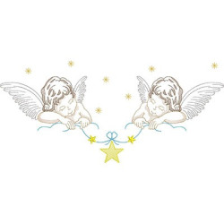 Embroidery Design Little Angel Light Stitch 3