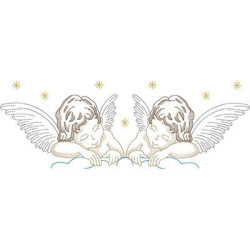 Embroidery Design Little Angel Light Stitch 4