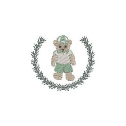 Embroidery Design Bear On The Frame