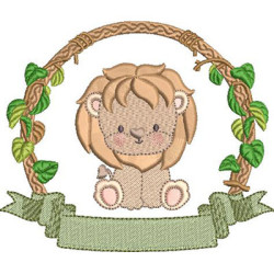 FRAME SAFARI LION BABY 5