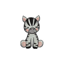 Embroidery Design Baby Zebra 2