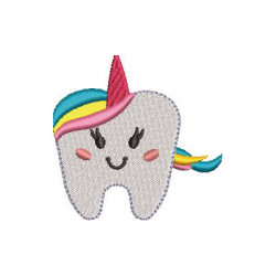 Diseño Para Bordado Diente De Unicornio 1