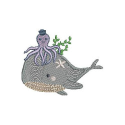 WHALE AND OCTOPUS FRIEND