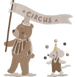 BEAR AND MOUSE TEACHER CIRCUS