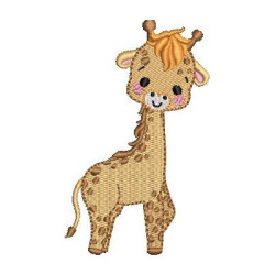 Matriz De Bordado Girafa Safari 11