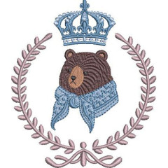 Embroidery Design Bear In The Frame..