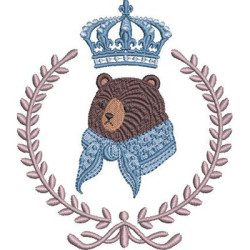 Embroidery Design Bear In The Frame