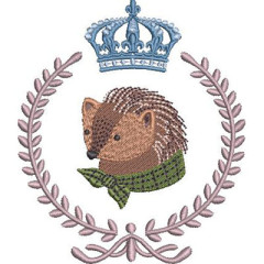 Embroidery Design Baby Porcupine In The Frame..