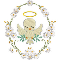 Embroidery Design Marco Con Niños Del Divino Espíritu Santo 2