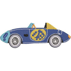 Matriz De Bordado Carro De Corrida Infantil 1