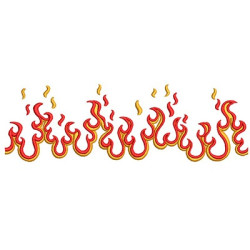 Embroidery Design Flames