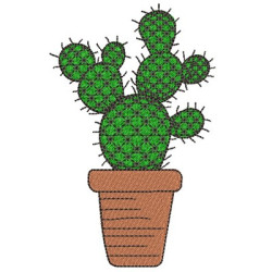 Matriz De Bordado Cactus 17