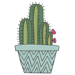 Embroidery Design Cactus 18