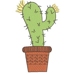 Embroidery Design Cactus 21