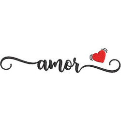 Diseño Para Bordado Amor