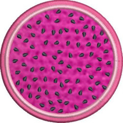 Embroidery Design Drink Coaster Pitaya