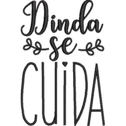 Matriz De Bordado Dinda(o) Se Cuide