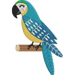 Embroidery Design Cute Macaw