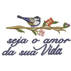 Matriz De Bordado Seja O Amor Da Sua Vida