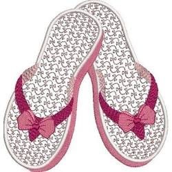 SLIPPER WITH LACE