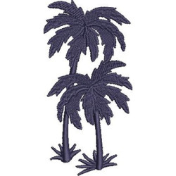 Embroidery Design Pair Of Coconut Trees
