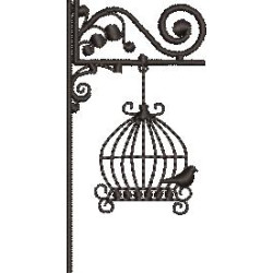 Embroidery Design Cage On The Branch 3