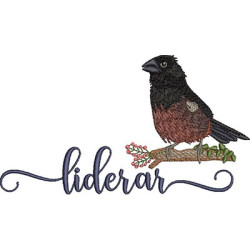 Embroidery Design Bird Lead Pt