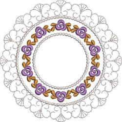 Embroidery Design Floral Mandala 1