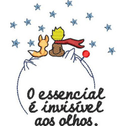 Matriz De Bordado O Essencial É Invisível Aos Olhos