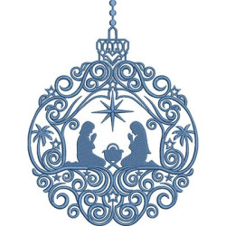 Embroidery Design Christmas Ball Big