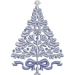 Matriz De Bordado árvore De Natal 7