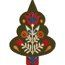Embroidery Design Christmas Decoration Tree 2
