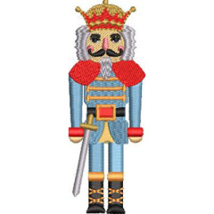 Embroidery Design The Little Soldier King Nutcracker..