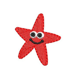 Matriz De Bordado Estrelinha Do Mar Cute