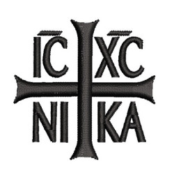 Embroidery Design Cross Ic Xc Nika