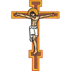 Matriz De Bordado Cruz Ortodoxa 12 Cm