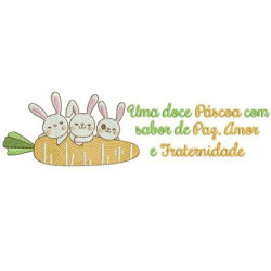 BUNNIES WITH EASTER MESSAGE 7