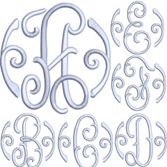 Diseño Para Bordado Paquete De Alfabeto Con 26 Letras ..