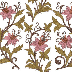 Embroidery Design Package Of 5 Floral Scrolls