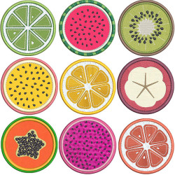 FRUIT DRINK COASTER PACKAGE