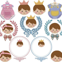 Diseño Para Bordado Paquete Bebé Y Marcos Para Maternidad