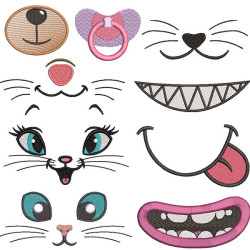 PACKAGE 20 CHILDREN'S MASK DESIGNS