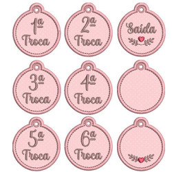 Embroidery Design Set Of Tags For Maternity 8