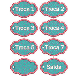 Embroidery Design Set Of Tags For Maternity 6