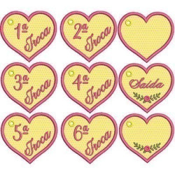 Embroidery Design Set Of Tags For Maternity 4