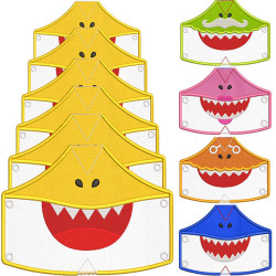 Embroidery Design 30 Masks Of Protection Sharks 2 From Xs To Xxl