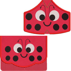 KIT BAG AND MASKS LADYBUG 5 SIZES