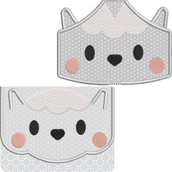 Embroidery Design Kit Bag And Masks Lamb 5 Sizes