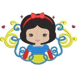 Embroidery Design Princess In Frame 3